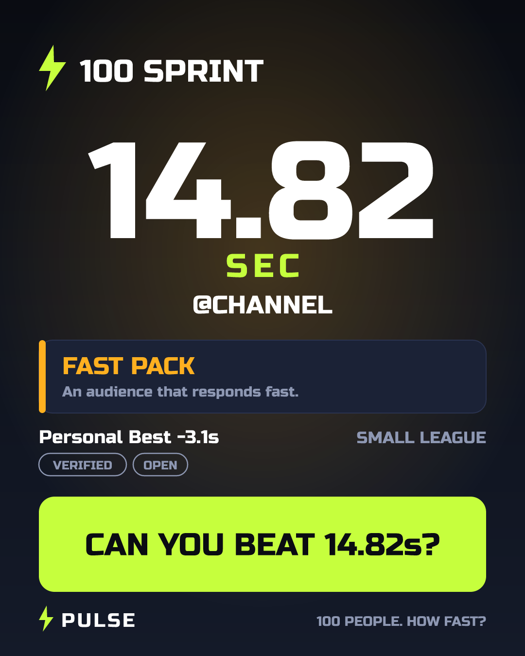 PULSE result card